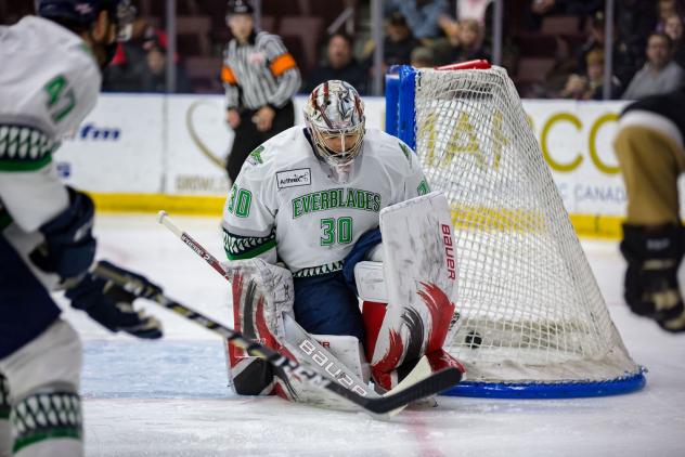 Florida Everblades goaltender Callum Booth
