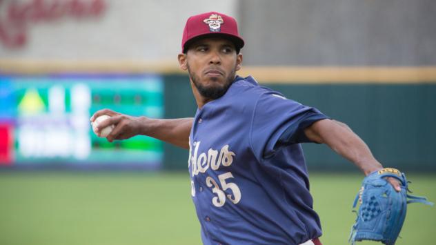 Frisco RoughRiders pitcher Esmerling Vasquez