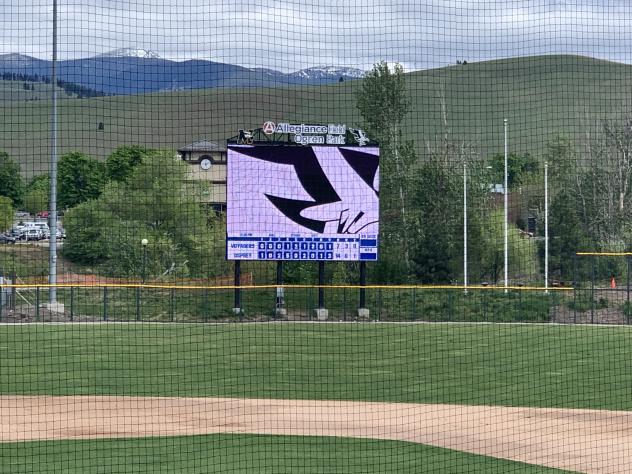 Missoula Osprey's new video board