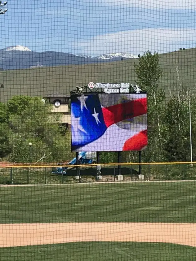 Missoula Osprey's new video board