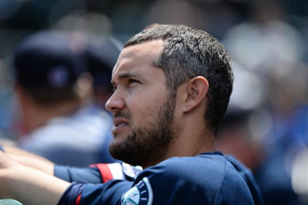 Kristopher Negron of the Tacoma Rainiers