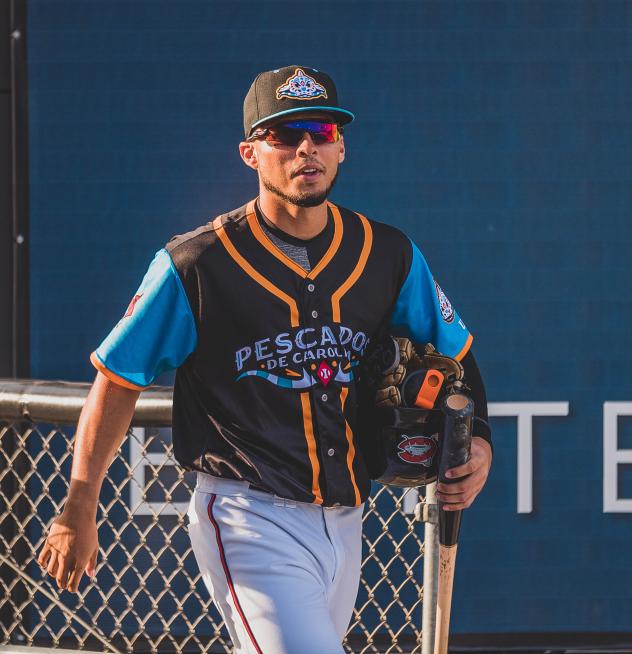 Joantgel Segovia in his Pescados de Carolina uniform