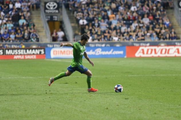 Nico Lodeiro of Seattle Sounders FC currently ranks second in MLS with seven assists in 2019