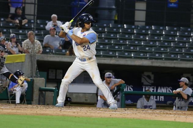 Zach Davis of the Myrtle Beach Pelicans