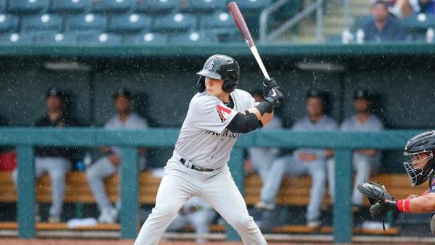 Jackson Generals catcher Daulton Varsho at bat