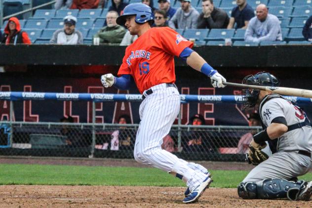 Travis Taijeron had four RBIs and three hits, including a home run on Saturday night for the Syracuse Mets