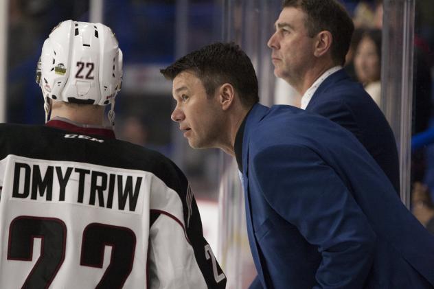 Vancouver Giants head coach Michael Dyck