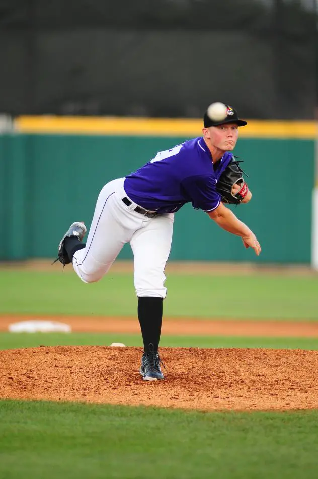 Mitch Keller pitching with the West Virginia Power in 2016