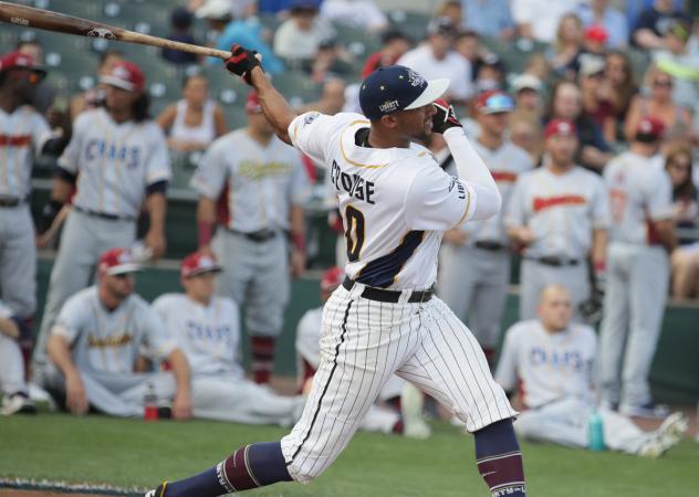 Somerset Patriots All-Star outfielder Michael Crouse