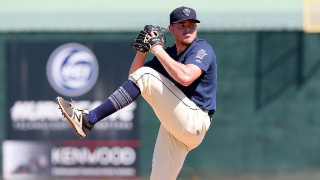 Mobile BayBears pitcher Jeremy Beasley