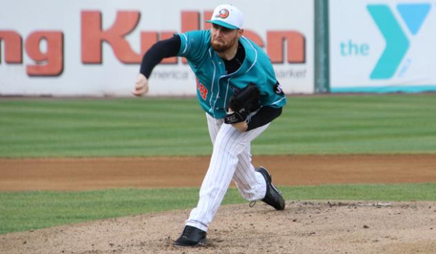 Long Island Ducks pitcher Alec Asher