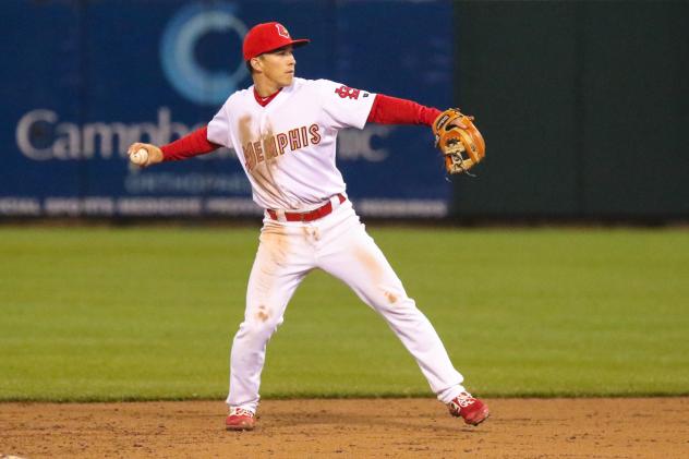 Tommy Edman of the Memphis Redbirds