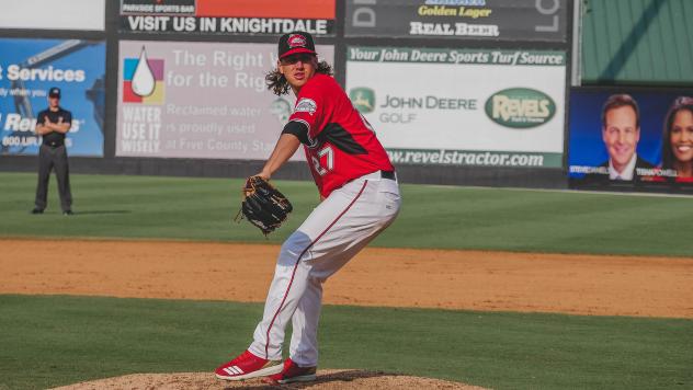 Carolina Mudcats pitcher Dylan File