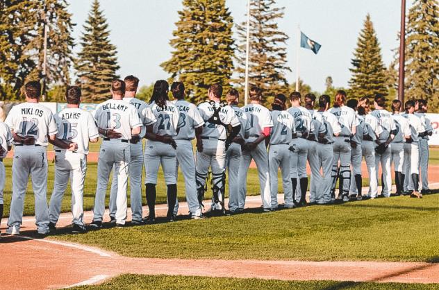 St. Cloud Rox during the National Anthem