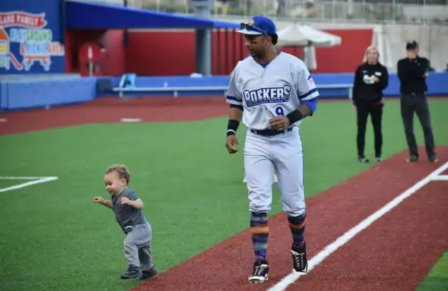 Dante Bichette, Jr. of the High Point Rockers