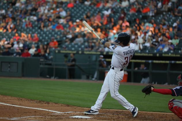 Round Rock Express outfielder Kyle Tucker