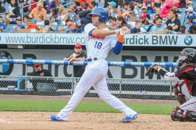 Danny Espinosa of the Syracuse Mets had two hits, including a home run on Wednesday