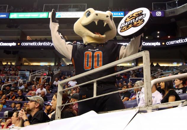 Arizona Rattlers mascot Fang