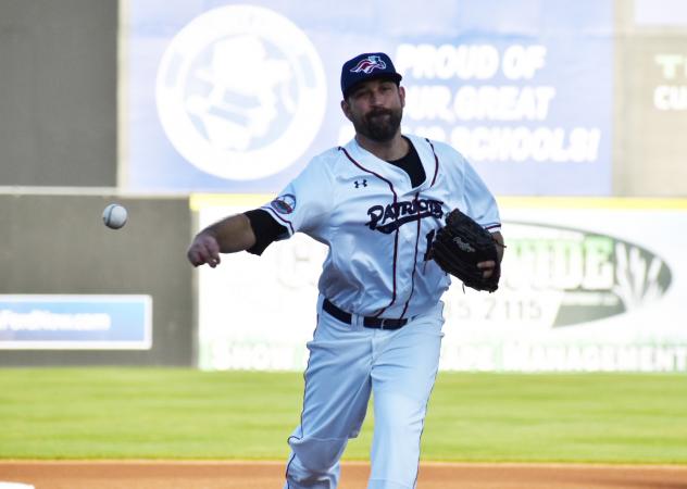 Somerset Patriots pitcher Ryan Kussmaul