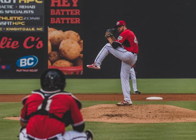 Carolina Mudcats pitcher Braden Webb