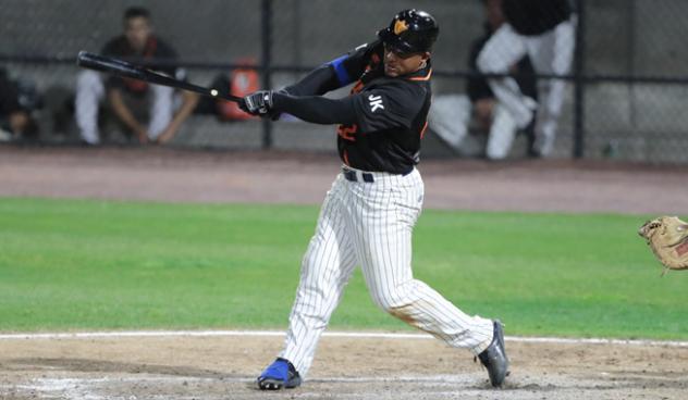 Ezequiel Carrera of the Long Island Ducks