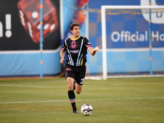 Dejan Jakovic made his Las Vegas Lights FC debut by being in the Starting XI and playing the full match