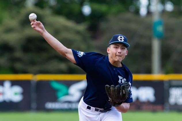 Victoria HarbourCats pitcher Josh Gessner