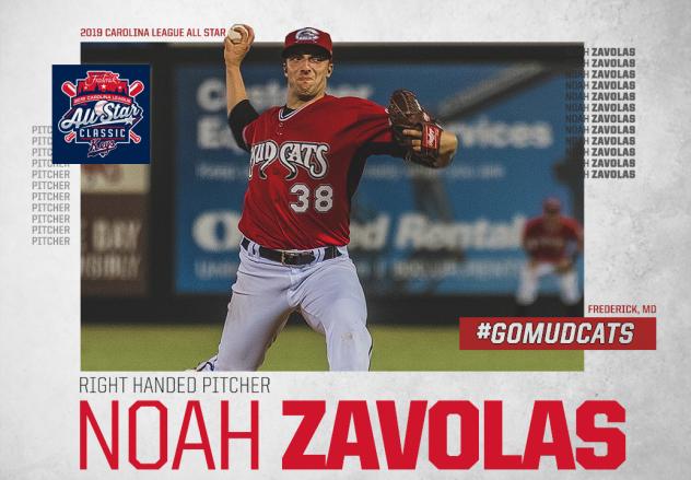 Carolina Mudcats pitcher Noah Zavolas