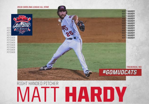 Carolina Mudcats pitcher Matt Hardy