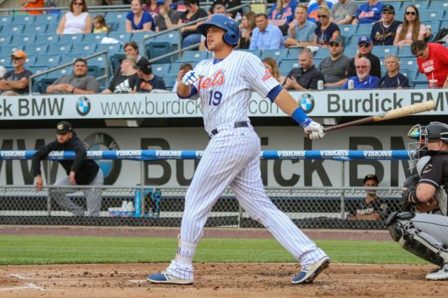 Travis Taijeron had a double, a home run, and two RBIs for the Syracuse Mets on Wednesday night