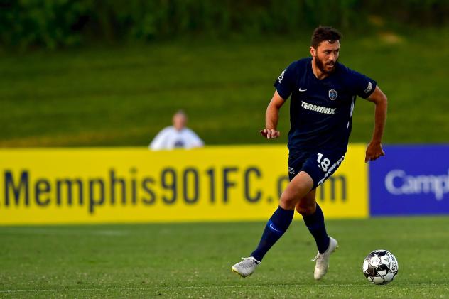 Memphis 901 FC forward Elliot Collier