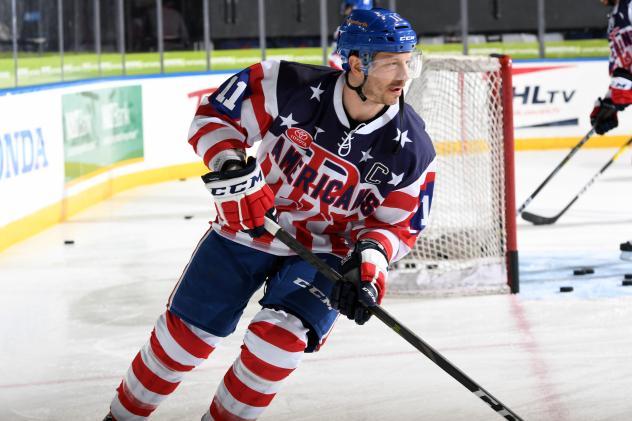 Rochester Americans forward Kevin Porter