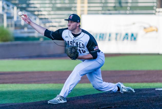 River City Rascals pitcher Dalton Roach