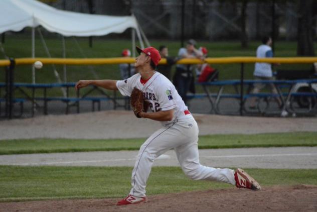 Battle Creek Bombers on the mound