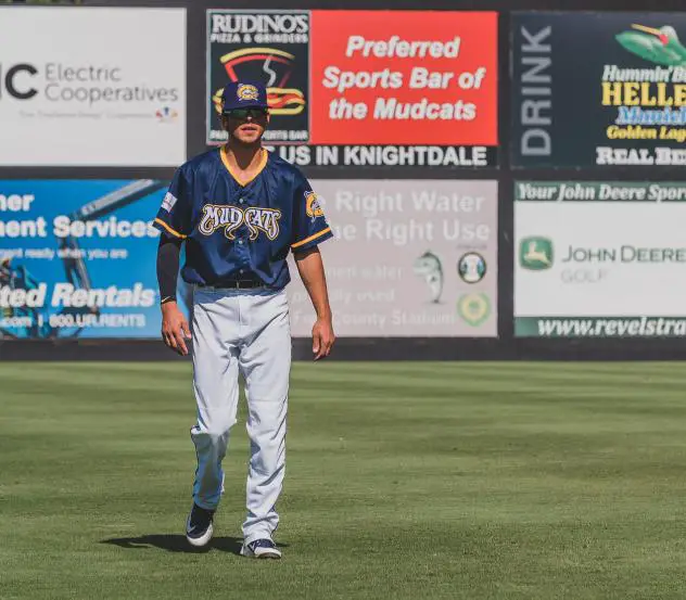 Ryan Aguilar of the Carolina Mudcats