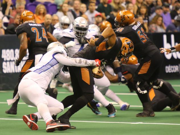 Arizona Rattlers struggle for yards vs. the San Diego Strike Force