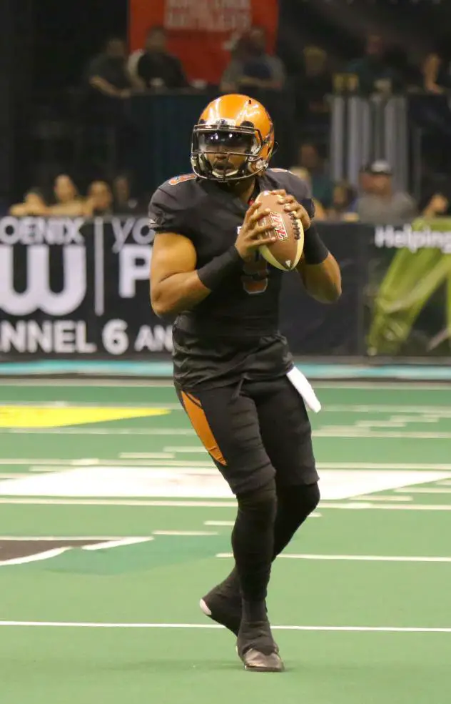 Arizona Rattlers quarterback Drew Powell vs. the San Diego Strike Force