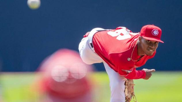 Vancouver Canadians starter RHP William Gaston made his first professional start on Sunday