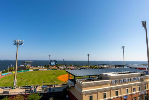 Blue Wahoos Stadium, home of the Pensacola Blue Wahoos