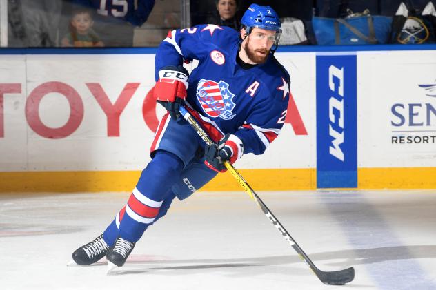 Rochester Americans defenseman Andrew MacWilliam