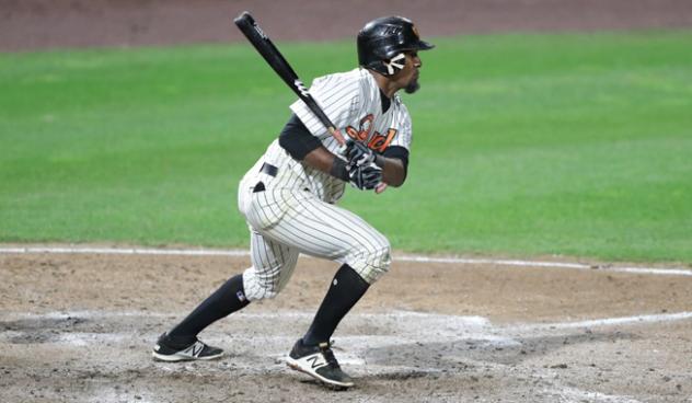 Rando Moreno of the Long Island Ducks