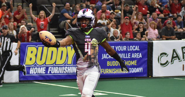 Jacksonville Sharks wide receiver Jarmon Fortson