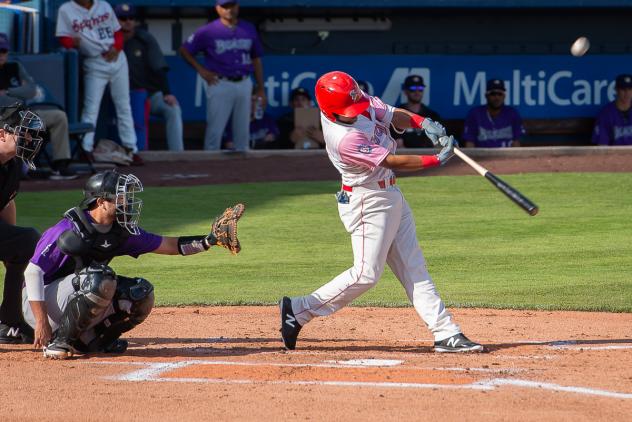 Spokane Indians at the plate