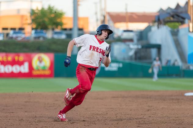Fresno Grizzlies outfielder Andrew Stevenson