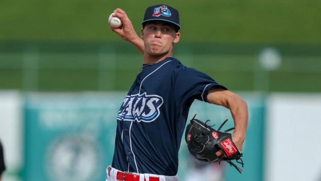 Lakewood BlueClaws on the mound