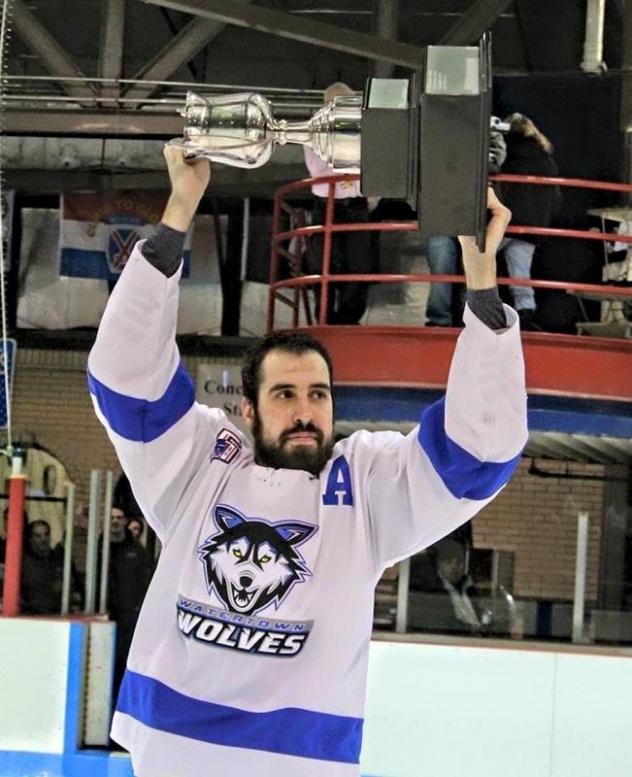 Phil Bronner with the Watertown Wolves