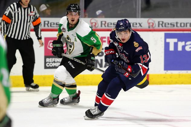 Forward Sergei Alkhimov with the Regina Pats