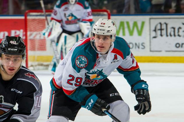 Kelowna Rockets assistant captain Nolan Foote