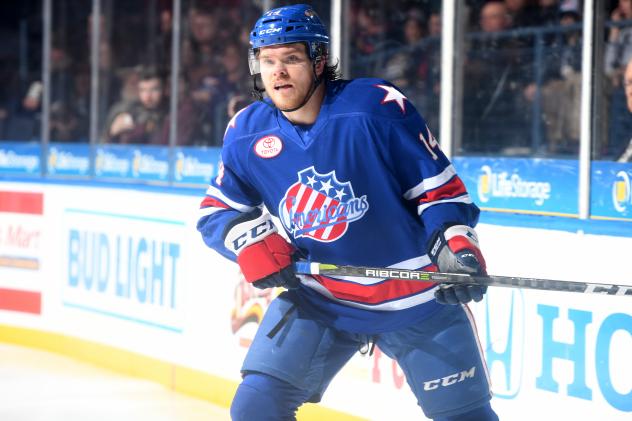 Rochester Americans forward Sean Malone