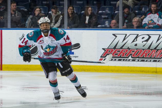 Kelowna Rockets forward Trevor Wong